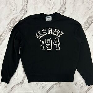 Old Navy Black Sweatshirt Like New Size Small